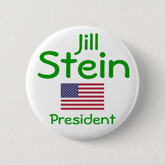 Jill Stein för den presidentMiljöpartiet 2012 USA Knapp