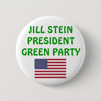 Jill Stein för den presidentMiljöpartiet 2012 USA Knapp