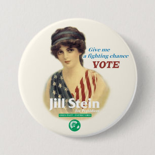 Jill Stein för president Knapp