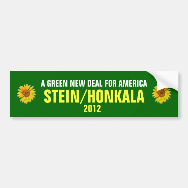 JILL STEIN FÖR PRESIDENTEN 2012 BILDEKAL (Framsidan)