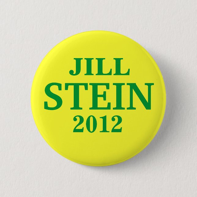 Jill STEIN FÖR PRESIDENTEN 2012 Knapp (Framsida)