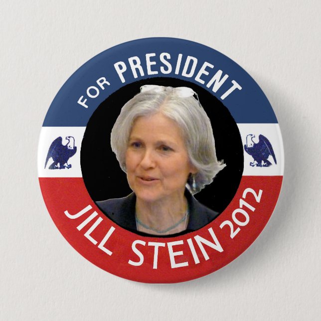 Jill Stein för presidenten 2012 Knapp (Framsida)