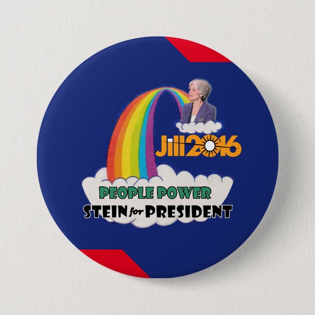 Jill Stein för presidenten 2016 Knapp (Framsida)