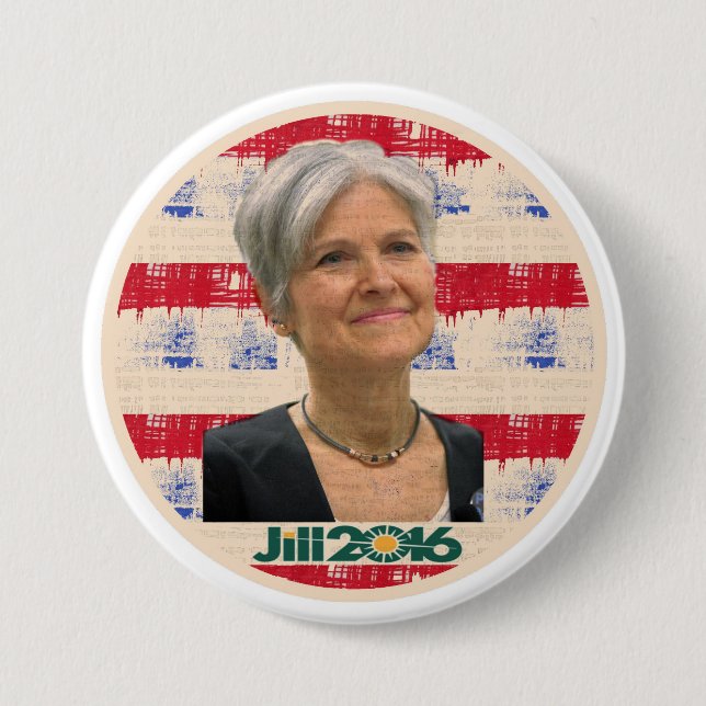 Jill Stein för presidenten 2016 Knapp (Framsida)