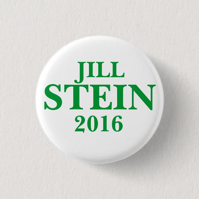 Jill STEIN FÖR PRESIDENTEN 2016 Knapp (Framsida)