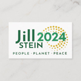 Jill Stein People Planet Peace Kampanj