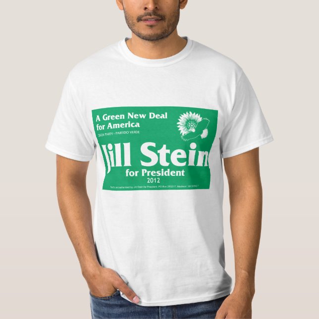 Jill Stein skjorta 2012 T-shirt (Framsida)