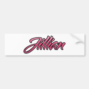 Jillian faded rosa Aufkleber Sticker Bildekal