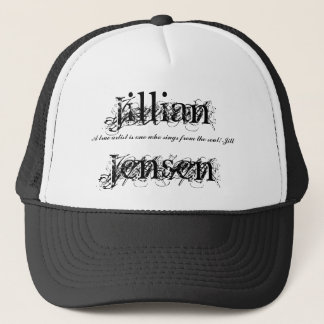 Jillian Jensen, riktig konstnär för A är nollan…, Keps