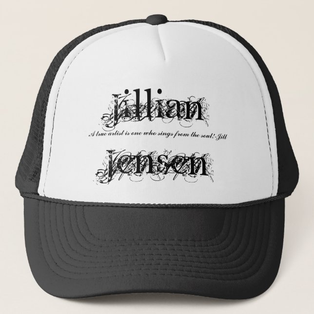 Jillian Jensen, riktig konstnär för A är nollan…, Keps (Framsida)