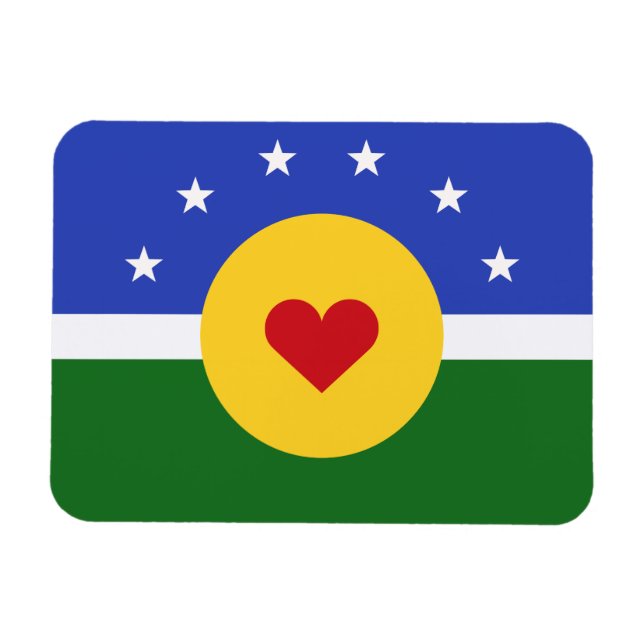 Jilltopia flagga magnet (Horisontell)