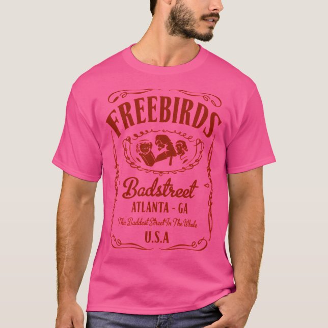 Jim Beamstyle Badstreet Usa Fabulous Freebird Cl T Shirt (Framsida)