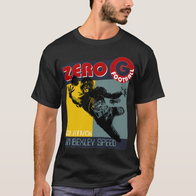 Jim Bexley Speed London Jets Zero Gee Roof Attack T Shirt (Framsida)