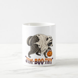 Jim Boo Thy Roliga Spök Tvättbjörn Halloween Jimot Kaffemugg