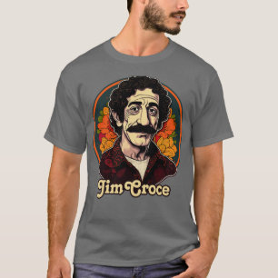 Jim Croce Retro Fläkt Artwork Design 1 T Shirt