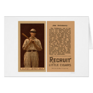 Jim Delahanty tigerbaseball 1912 Hälsningskort