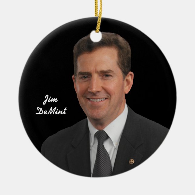 Jim DeMint prydnadar Julgransprydnad Keramik (Framsidan)