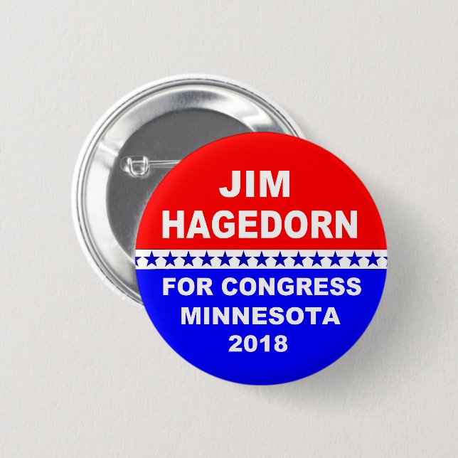 Jim Hagedorn Minnesota kongress 2018 Knapp (Framsida & baksida)
