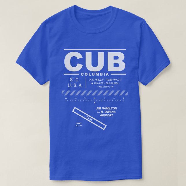 Jim Hamilton LB Owens Airport UNGE T-Shirt (Design framsida)