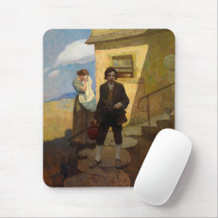 Jim Hawkins lövs hem av Newell Convers Wyeth Musmatta