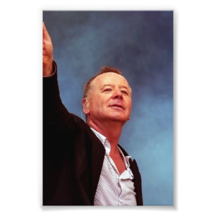 Jim Kerr Simple Minds bor i konsert Fototryck