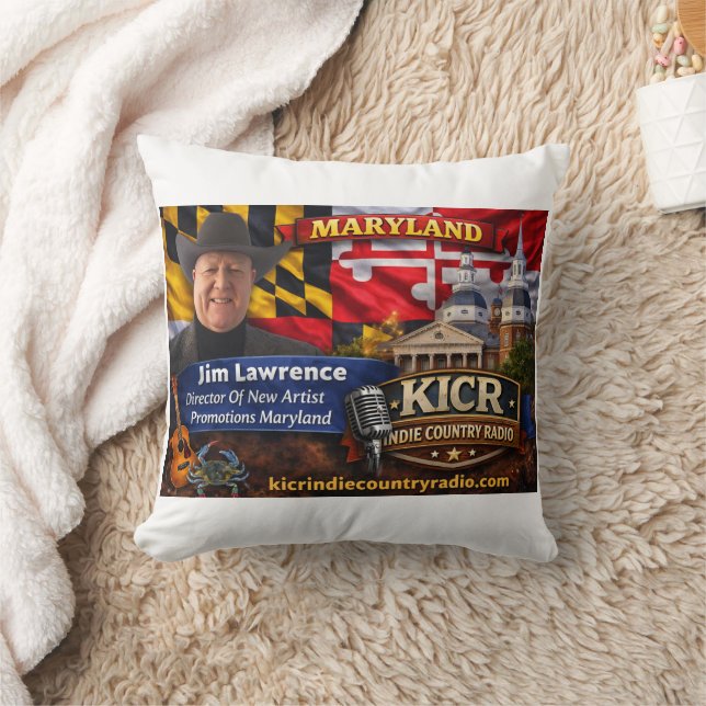 Jim Lawrence Pillow Kudde (Filt)