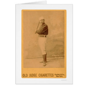 Jim O'Rourke baseballkort 1889 Hälsningskort