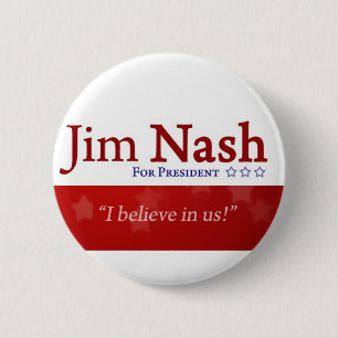 Jim patriotiska Nash 2016 knäppas Knapp