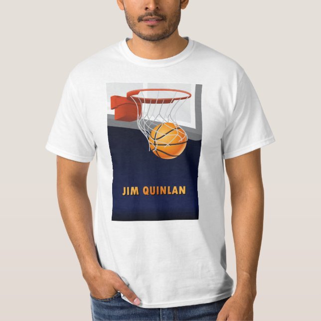 Jim Quinlan basketT-tröja Tee Shirt (Framsida)