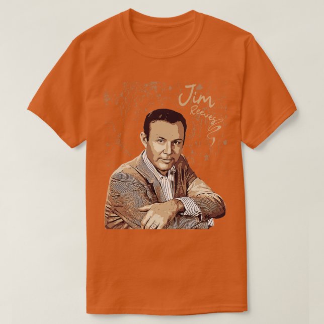 Jim Reeves T Shirt (Design framsida)