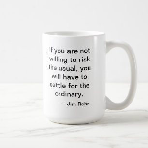 Jim Rohn riskerar muggen Kaffemugg