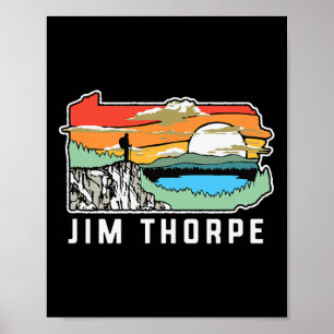 Jim Thorpe Pennsylvania Natur Utomhus Vandring Poster