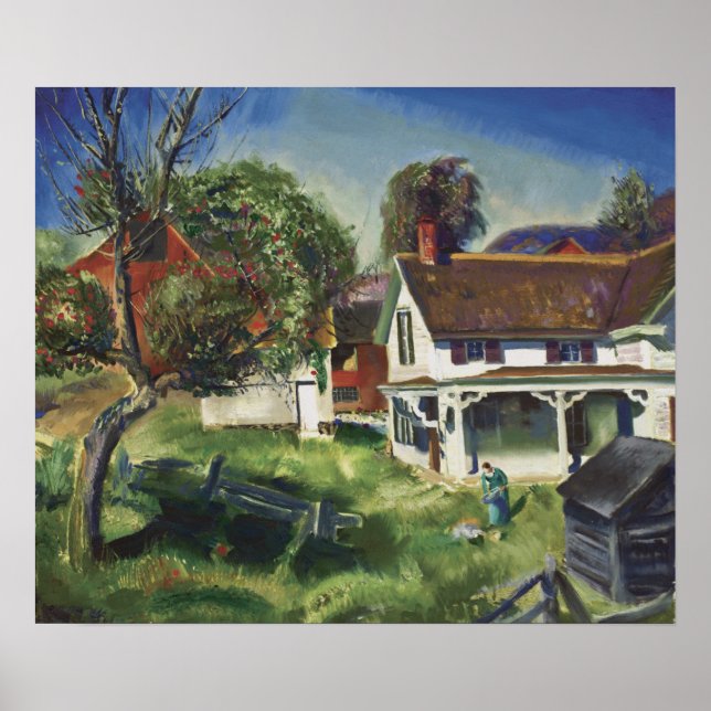 Jim Twadells Ställe av George Bellows (1924) Poster (Framsidan)