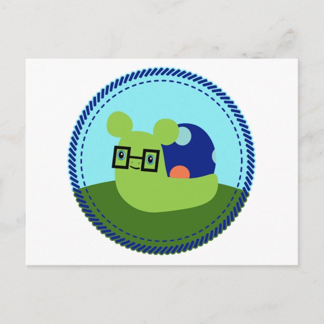 JimBob Snigel vycard Vykort (Framsida)