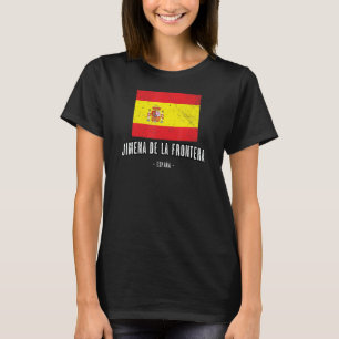 Jimena De La Frontera Spain Es Flagga City Bandera T Shirt