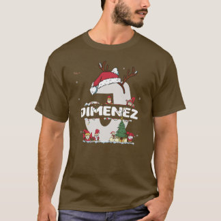Jimenez Christmasw Jimenez Namn för roligt Julafto T Shirt