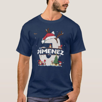 Jimenez Christmasw Jimenez Namn för roligt Julafto T Shirt