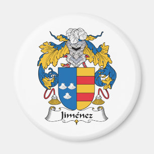 Jimenez familjvapensköld magnet