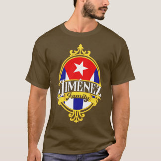 Jimenez Family Cuba Flagga T Shirt