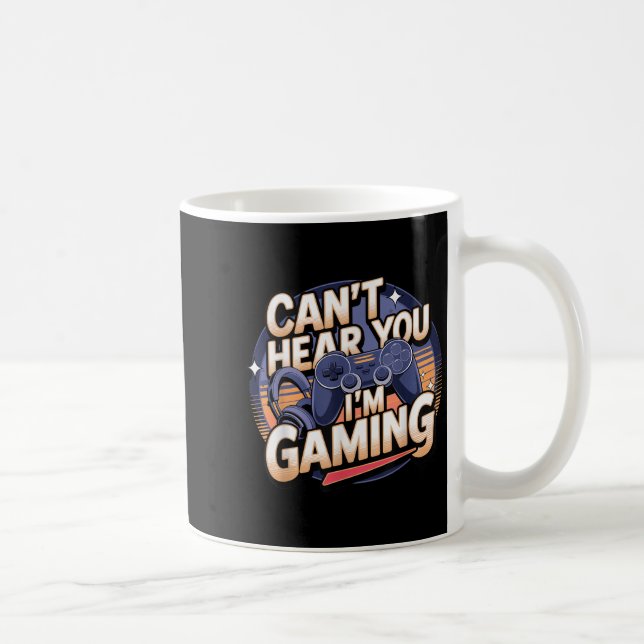 Jimino Uni-adult Gaming - Can't Hear You I'm Gamin Kaffemugg (Höger)