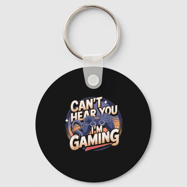 Jimino Uni-adult Gaming - Can't Hear You I'm Gamin Nyckelring (Framsida)