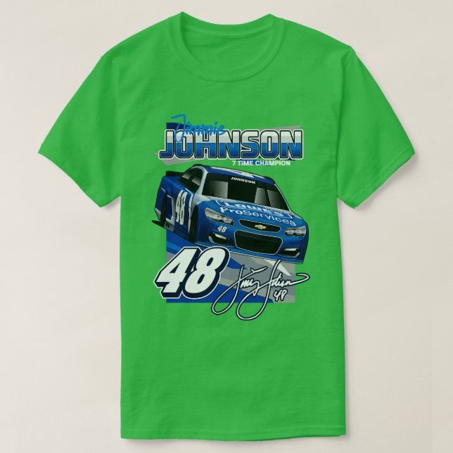 Jimmie Johnson Nascar T Shirt (Design framsida)