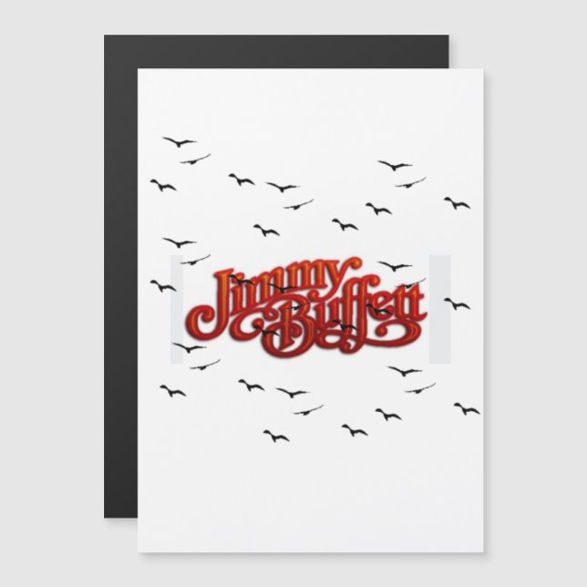 jimmy älskare magnetisk inbjudningskort (Fram/baksida)