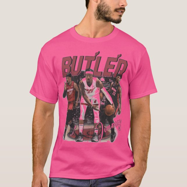 Jimmy Butler Retro Bootleg T Shirt (Framsida)