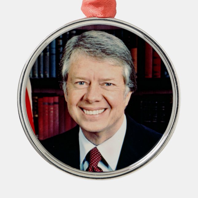 Jimmy Carter 39:e USA:s president Julgransprydnad Metall (Framsidan)