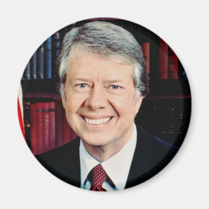 Jimmy Carter 39:e USA:s president Magnet