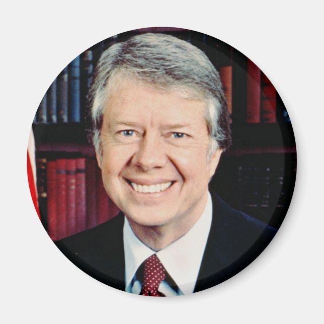 Jimmy Carter 39:e USA:s president Magnet (Framsidan)