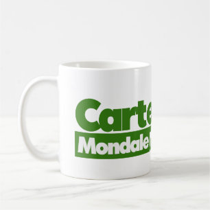 Jimmy Carter 76 Carter Mondale retro Politik Kaffemugg