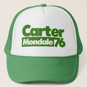 Jimmy Carter 76 Carter Mondale retro Politik Keps