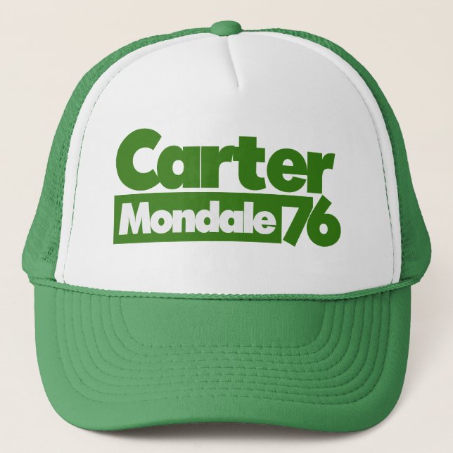 Jimmy Carter 76 Carter Mondale retro Politik Keps (Framsida)